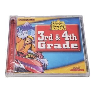 School House Rock! PC Educational Software Game 3rd & 4th Grade Sealed Win 95/98
